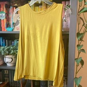 Yellow Sleeveless Women's Top